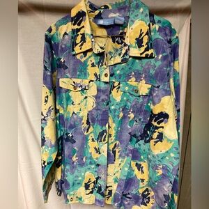 Koret Multicolor Patterned Lightweight Shirt Jacket